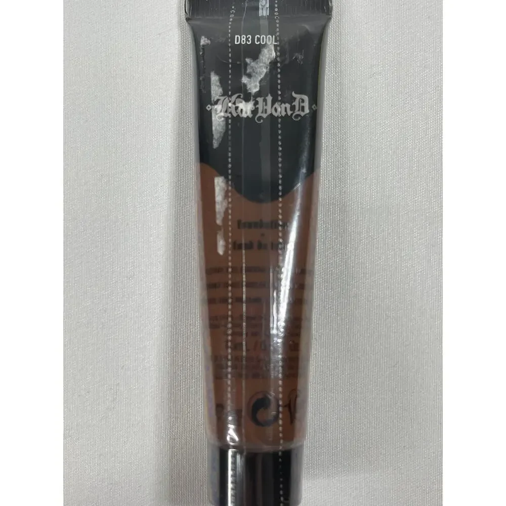 Kat Von D Lock It Foundation Shade D83 Cool 15mL .5 Fl Oz NEW Sealed KVD